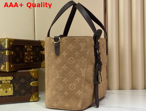 Louis Vuitton All in One PM Beige Trench Embossed Calfskin Suede Leather M29836 Replica