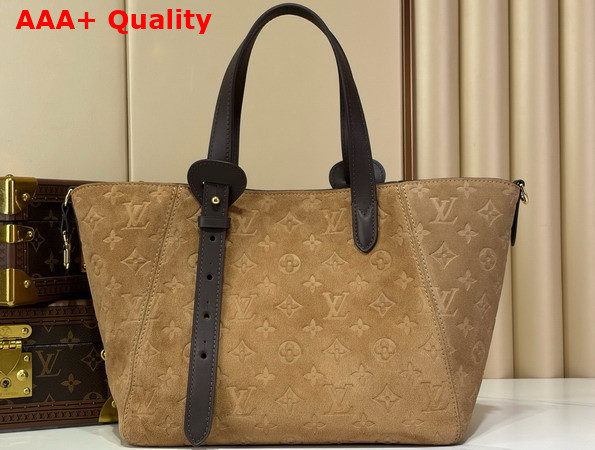 Louis Vuitton All in One PM Beige Trench Embossed Calfskin Suede Leather M29836 Replica