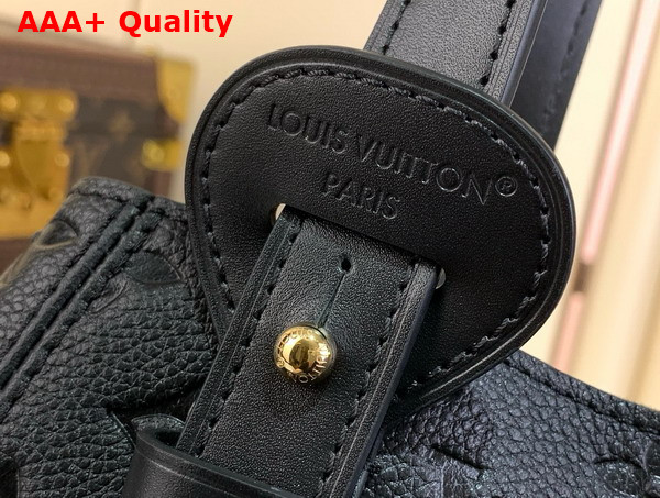 Louis Vuitton All in One PM Monogram Empreinte Leather Black M25858 Replica