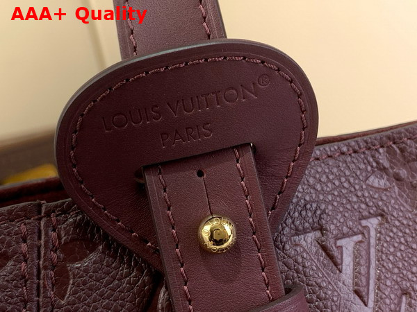 Louis Vuitton All in One PM Monogram Empreinte Leather Garnet Replica
