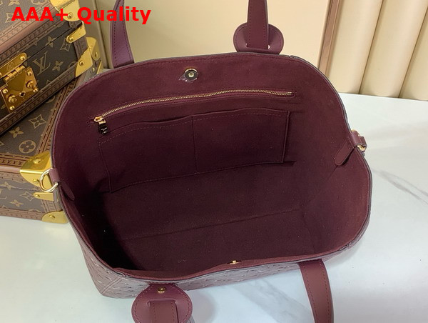 Louis Vuitton All in One PM Monogram Empreinte Leather Garnet Replica