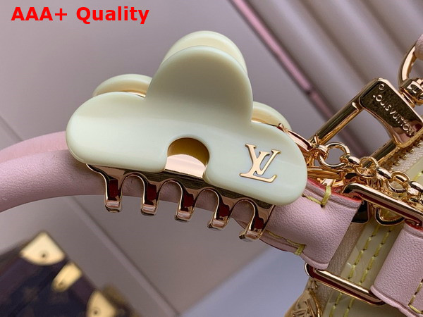 Louis Vuitton Alma BB Bag in Chic and Yellow Monogram Vernis Leather with Natural Cowhide Leather Trim M24063 Replica