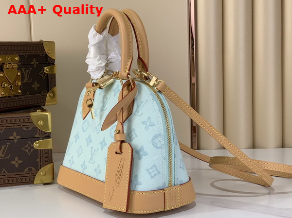 Louis Vuitton Alma BB Bag in Light Blue Monogram Origine Canvas M27526 Replica