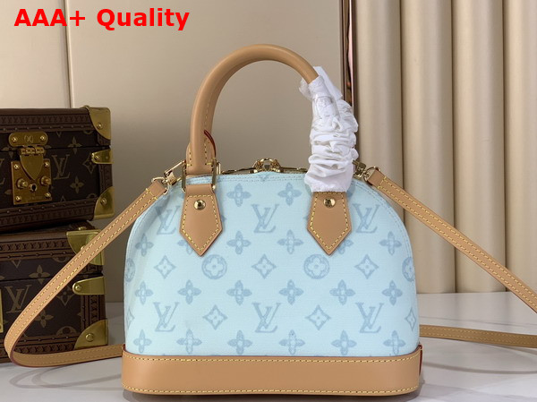 Louis Vuitton Alma BB Bag in Light Blue Monogram Origine Canvas M27526 Replica