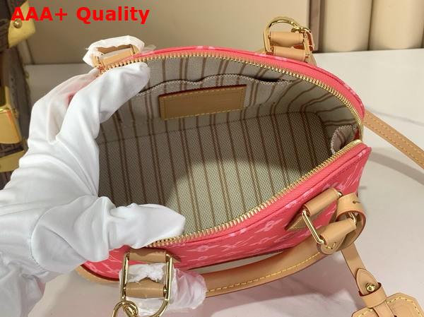 Louis Vuitton Alma BB Bag in Pink Monogram Origine Canvas M28272 Replica