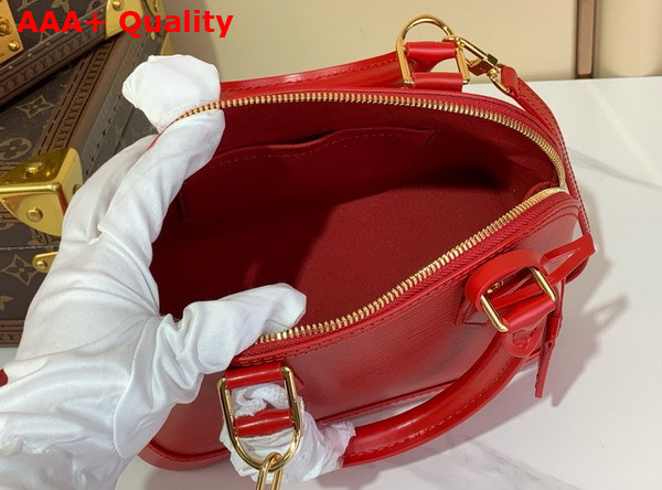 Louis Vuitton Alma BB Bag in Red Epi Leather M25226 Replica