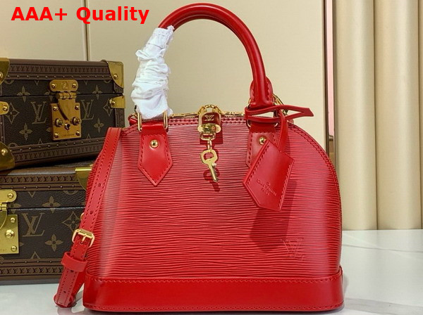 Louis Vuitton Alma BB Bag in Red Epi Leather M25226 Replica