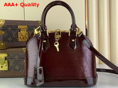 Louis Vuitton Alma BB Bag in Wine Red Epi Leather Replica