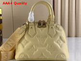 Louis Vuitton Alma BB Bubblegram Leather Banane M59821 Replica
