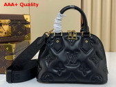Louis Vuitton Alma BB Bubblegram Leather Black M59793 Replica
