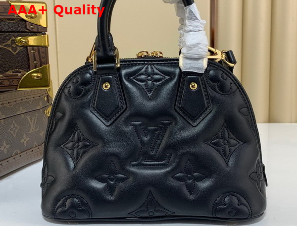 Louis Vuitton Alma BB Bubblegram Leather Black M59793 Replica