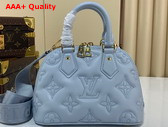 Louis Vuitton Alma BB Bubblegram Leather Bleu Glacier M59822 Replica