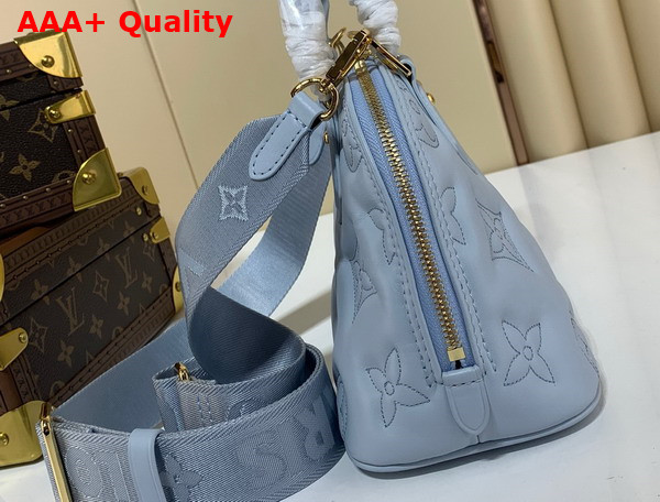 Louis Vuitton Alma BB Bubblegram Leather Bleu Glacier M59822 Replica