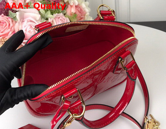 Louis Vuitton Alma BB Cherry Monogram Vernis Leather M90174 Replica
