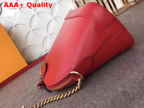 Louis Vuitton Alma BB Coquelicot Epi Grained Cowhide Leather Replica