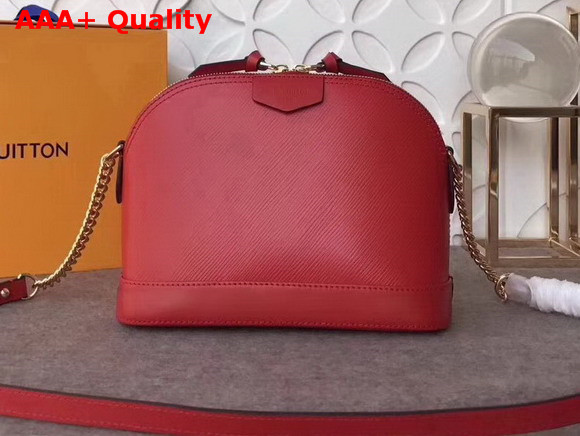 Louis Vuitton Alma BB Coquelicot Epi Grained Cowhide Leather Replica