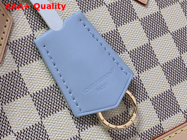 Louis Vuitton Alma BB Damier Azur Canvas with Braided Handle N40902 Replica