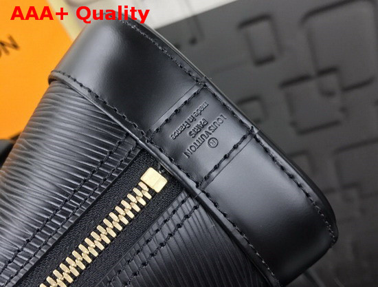 Louis Vuitton Alma BB Epi Black Printed and Embossed Epi Leather with Leather Patches and Studs M54836 Replica