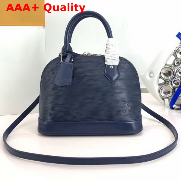 Louis Vuitton Alma BB Epi Indigo M40855 Replica