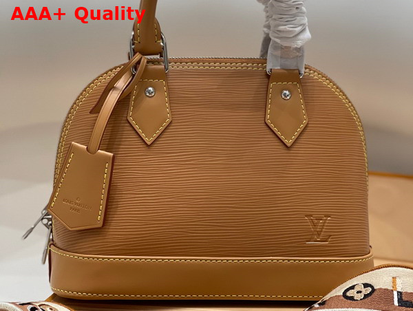 Louis Vuitton Alma BB Gold Miel Epi Leather M57540 Replica