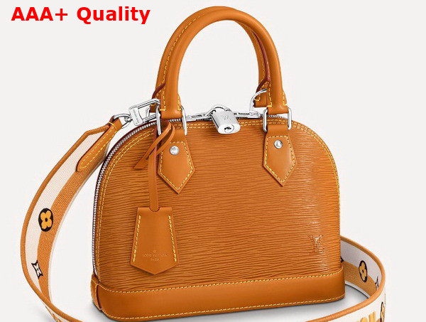 Louis Vuitton Alma BB Gold Miel Epi Leather M57540 Replica