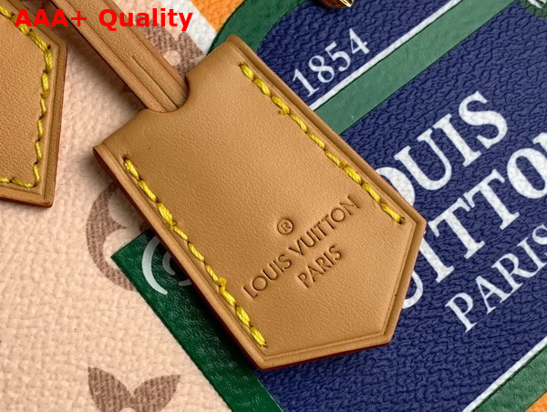 Louis Vuitton Alma BB Handbag Beige Ocher Monopaname Coated Canvas M23502 Replica