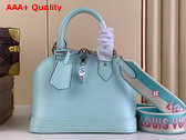 Louis Vuitton Alma BB Handbag in Bleu Lagon Epi Grained Cowhide Leather M22619 Replica