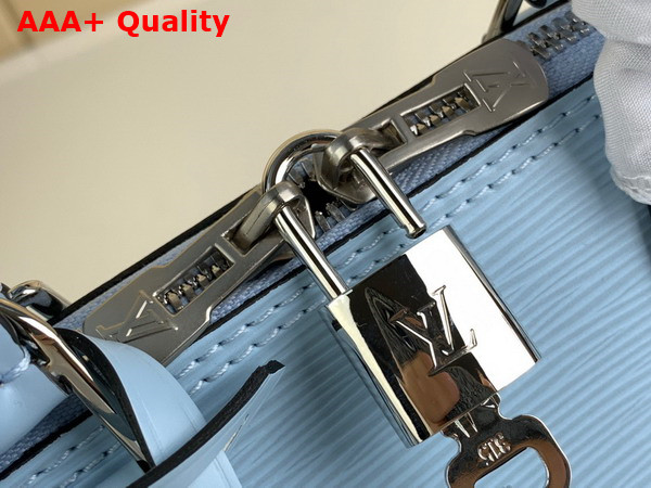 Louis Vuitton Alma BB Handbag in Bleu Nuage Epi Grained Cowhide Leather M22357 Replica
