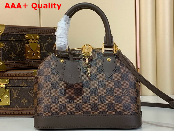 Louis Vuitton Alma BB Handbag in Damier Ebene Canvas N41221 Replica