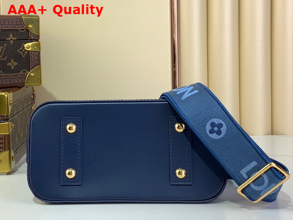 Louis Vuitton Alma BB Handbag in Denim Blue Epi Leather M14853 Replica