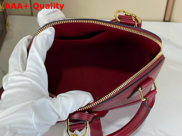 Louis Vuitton Alma BB Handbag in Monogram Rouge Epi Leather M25562 Replica