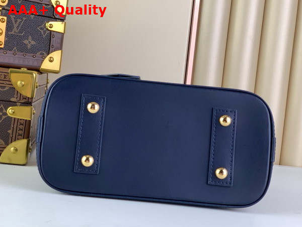 Louis Vuitton Alma BB Handbag in Navy Blue Padded Lambskin M23666 Replica