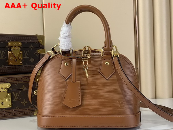 Louis Vuitton Alma BB Handbag in Tan Epi Leather M25538 Replica