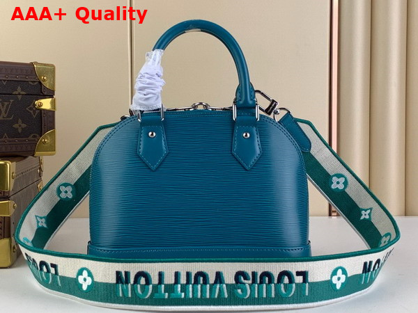 Louis Vuitton Alma BB Handbag in Turquoise Epi Grained Cowhide Leather M20609 Replica