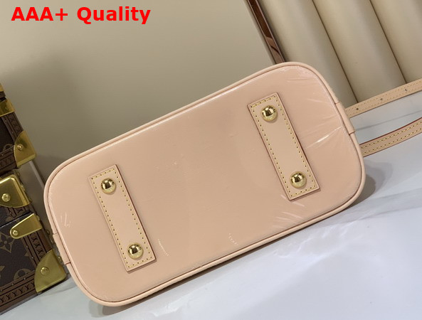 Louis Vuitton Alma BB LV Stamp Collection Banana Coated Canvas M28672 Replica