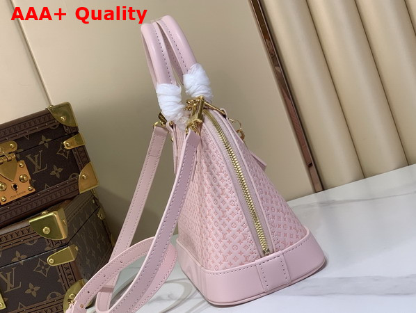 Louis Vuitton Alma BB Light Bliss Calfskin Leather with Minigram Signature M29416 Replica