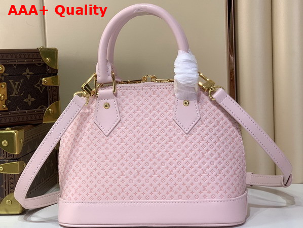 Louis Vuitton Alma BB Light Bliss Calfskin Leather with Minigram Signature M29416 Replica