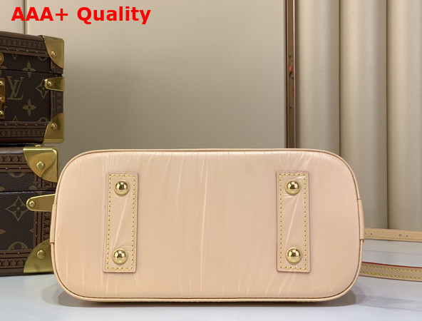Louis Vuitton Alma BB Monogram Embleme Rose Ruban Jacquard Textile M2A378 Replica
