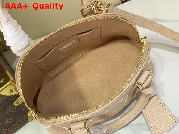 Louis Vuitton Alma BB Monogram Empreinte Leather Hazelnut Couture M28458 Replica
