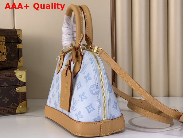 Louis Vuitton Alma BB Monogram Origine Bleu Courrier M27526 Replica