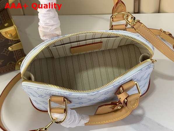 Louis Vuitton Alma BB Monogram Origine Bleu Courrier M27526 Replica