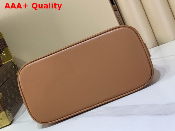 Louis Vuitton Alma BB Noisette Calfskin Leather with Minigram a New Leather Signature M29491 Replica