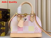 Louis Vuitton Alma BB Peach Damier Giant Coated Canvas N40516 Replica
