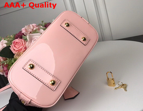 Louis Vuitton Alma BB Pink Monogram Vernis Leather Replica