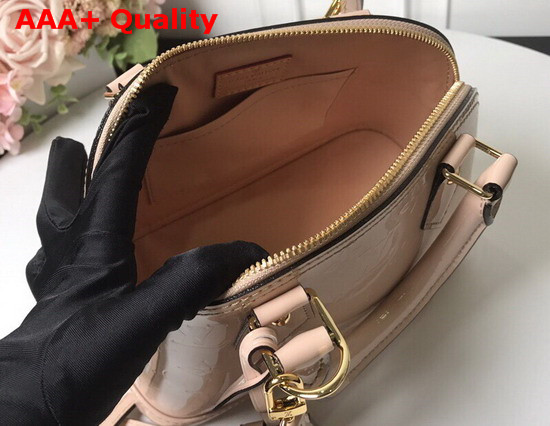 Louis Vuitton Alma BB Rose Ballerine Monogram Vernis Leather M50415 Replica