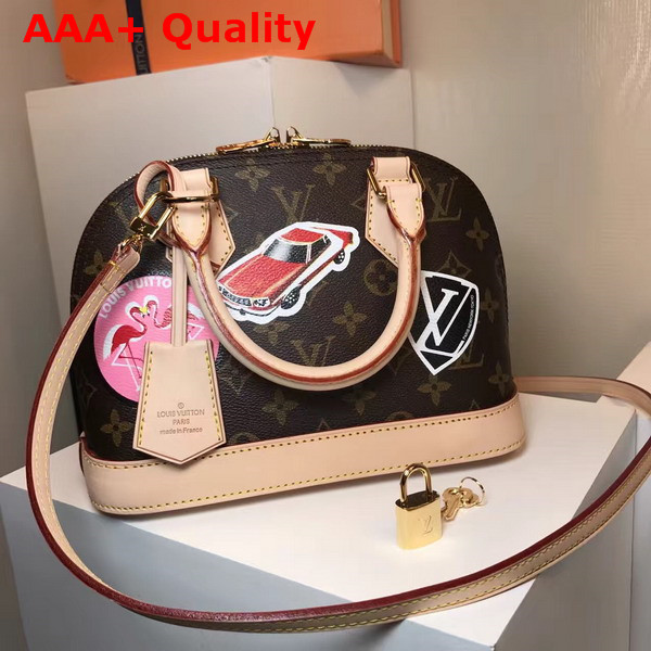 Louis Vuitton Alma BB World Tour Monogram M43230 Replica