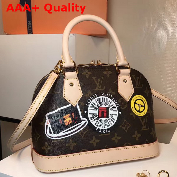 Louis Vuitton Alma BB World Tour Monogram M43230 Replica