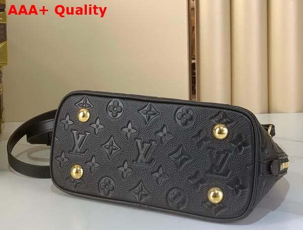 Louis Vuitton Alma BB in Black Monogram Empreinte Leather Replica