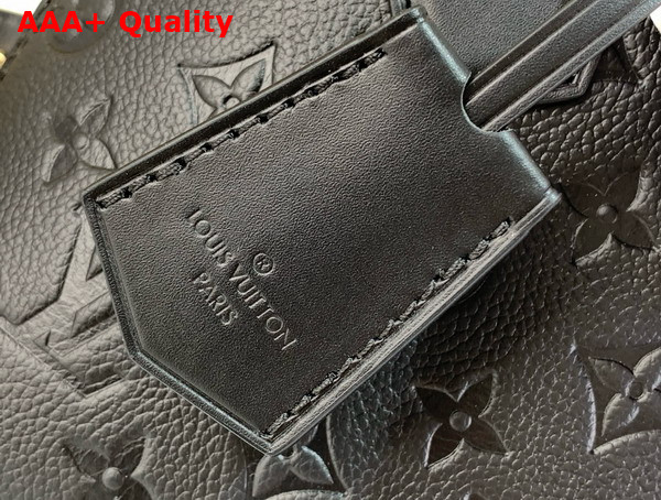 Louis Vuitton Alma BB in Black Monogram Empreinte Leather Replica