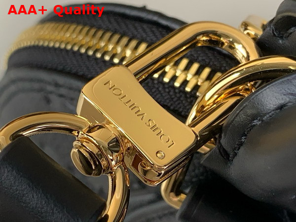 Louis Vuitton Alma BB in Black Monogram Empreinte Leather Replica